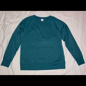 ‘TIME AND TRU’ Teal Long-Sleeve Sweatshirt